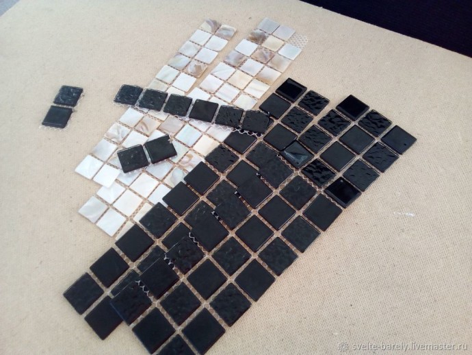 Декорирование стаканов для ванной комнаты