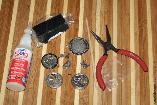 Кулон в стиле стимпанк Кулон в стиле стимпанк