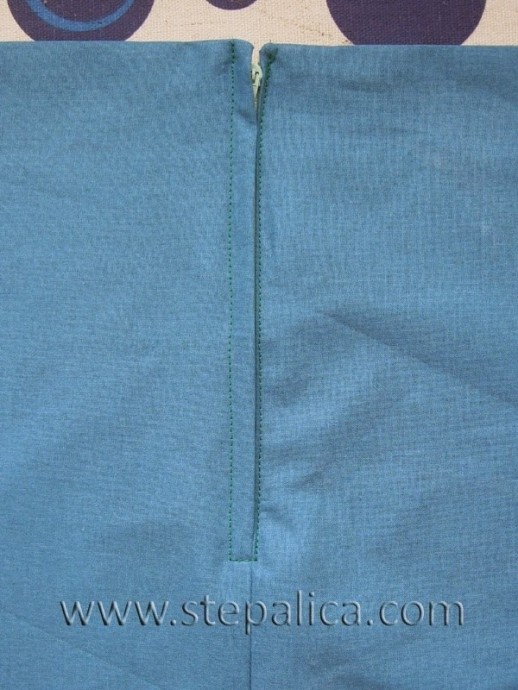 Молния под складку