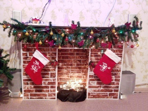 Новогодний камин