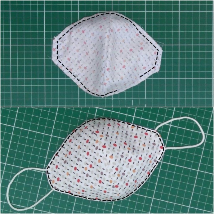 Оригинальный способ пошива простой медицинской маски