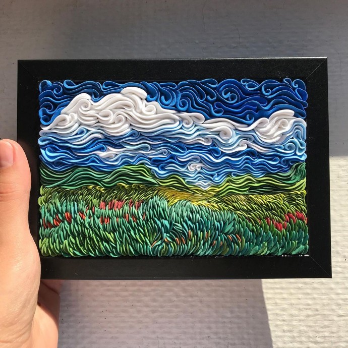 ​Пейзажи, выполненные из полимерной глины: идеи для подражания