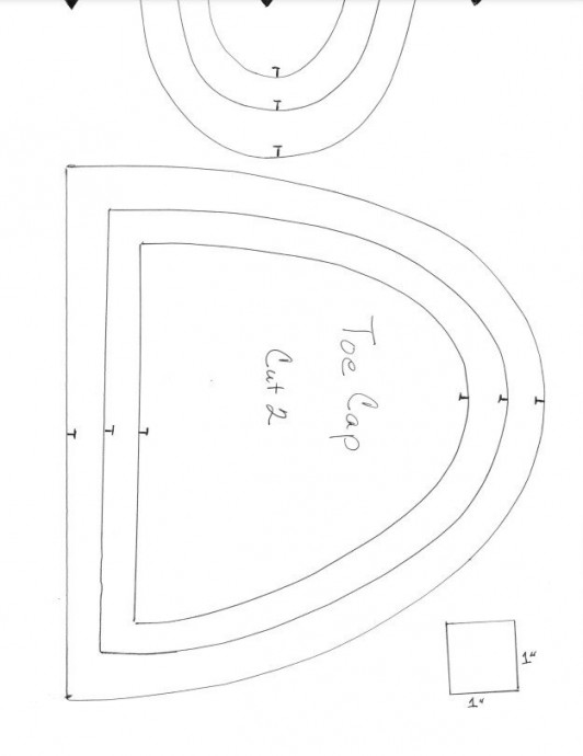 Домашние сапожки из флиса Домашние сапожки из флиса