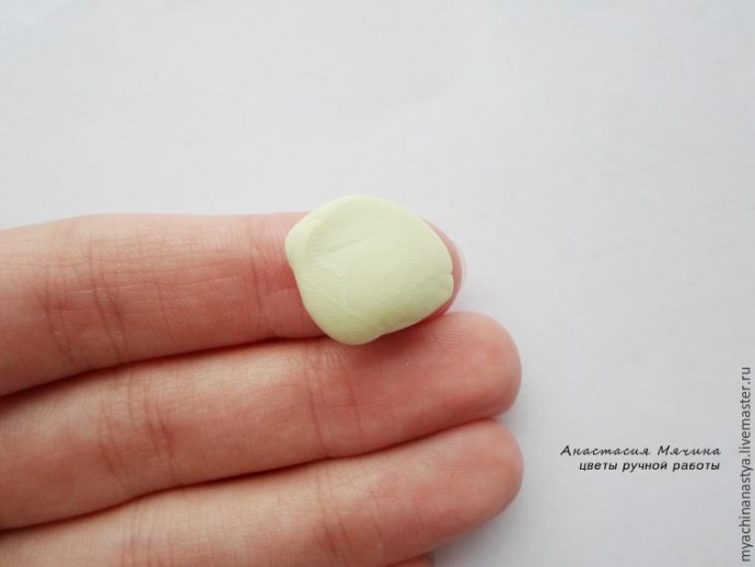 Лепка клевера из полимерной глины