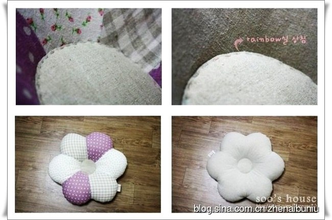 Подушка-цветочек: мастер-класс