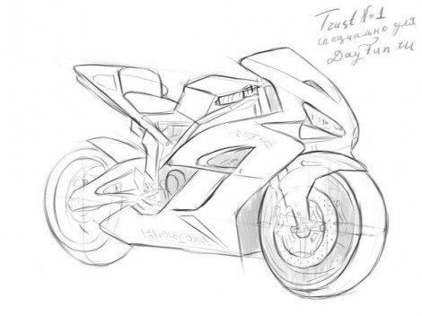 ​Рисуем мотоцикл