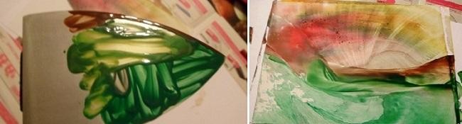 Техника рисования воском на бумаге