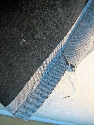 Соединение угла подборта жакета с подкладкой: мастер-класс