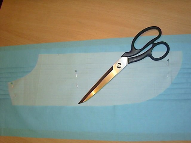 Пластрон с "ленивыми" защипами