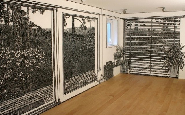 Интерьерные рисунки Шарлотт Манн