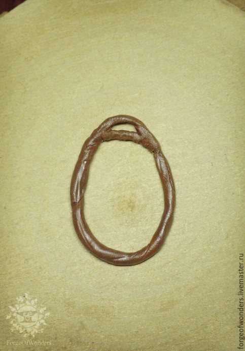 Кулон с грибами из полимерной глины Кулон с грибами из полимерной глины