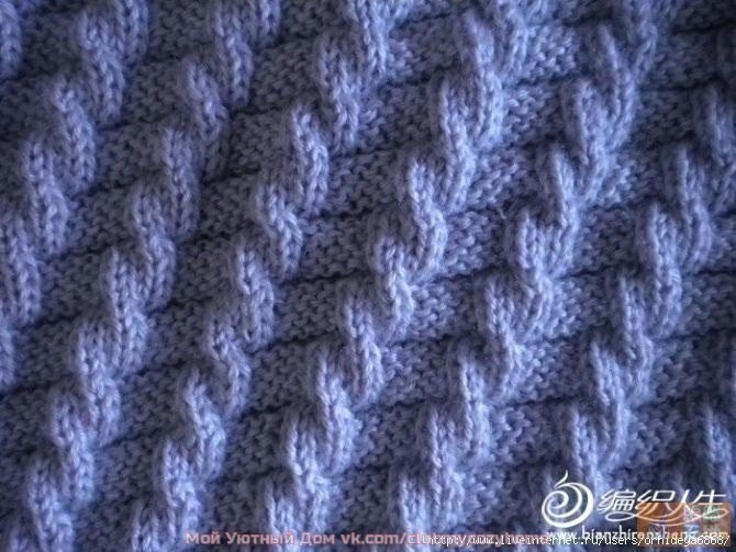 ​Объёмный узор для пуловера