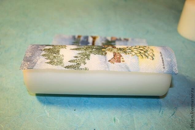 Быстрый декупаж свеч