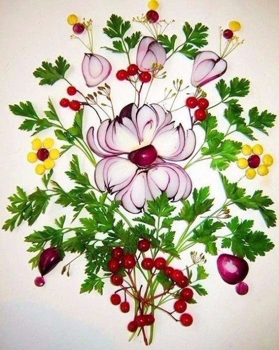 ​Идеи луковой живописи