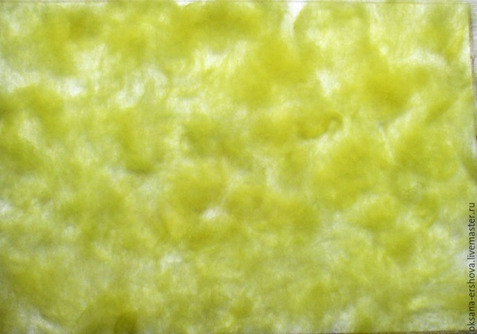 Картина из шерсти "Кот"