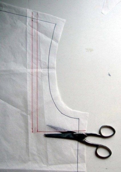 Уменьшаем плечевой шов