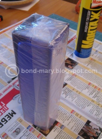 Ваза из жидких гвоздей