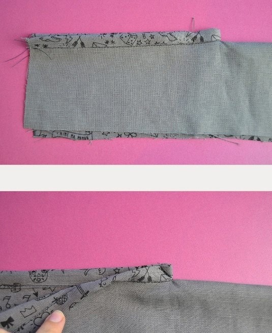 Обработка разреза на рукаве Обработка разреза на рукаве