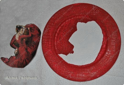 Потрясающая тарелка "Танцовщица Фламенко"