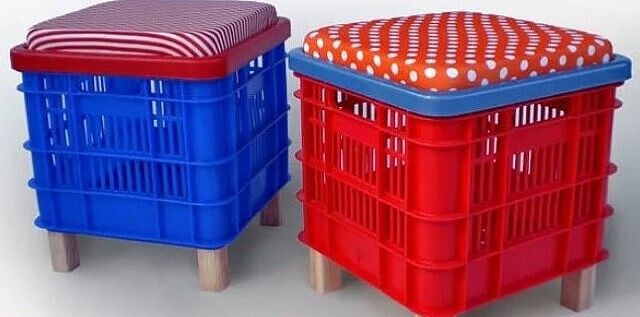 Интересные идеи для применения пластмассовых тарных ящиков