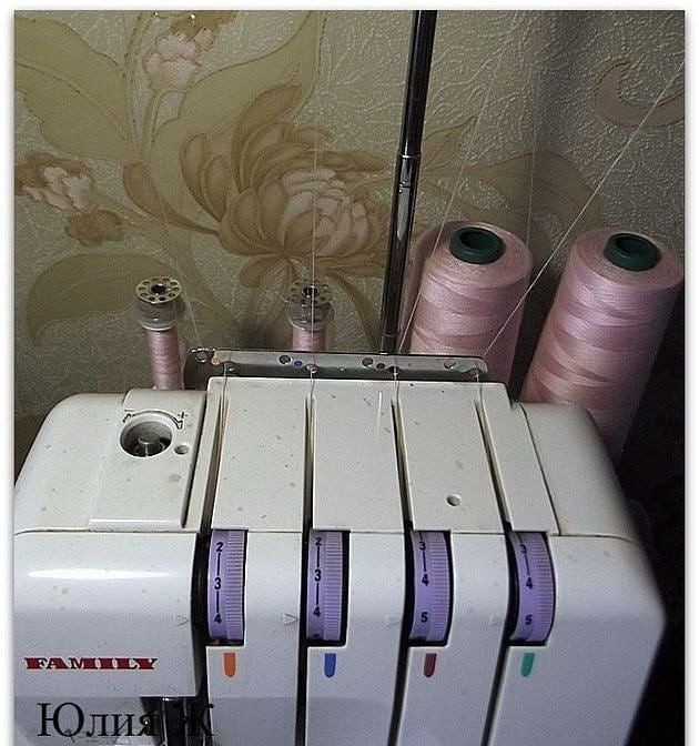​Как сэкономить на швейных бобинах при шитье на оверлоке