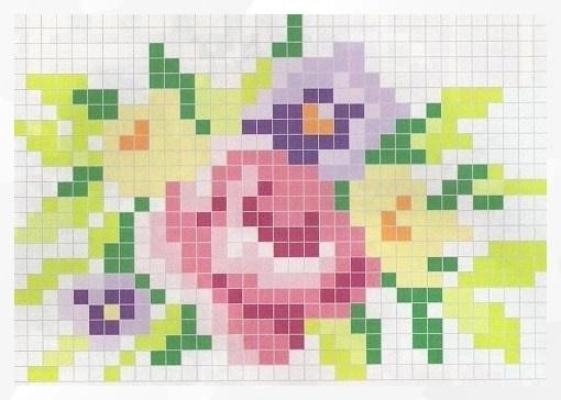 Вышиваем минималистические розочки