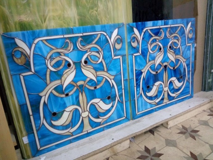 Витражный потолок своими руками