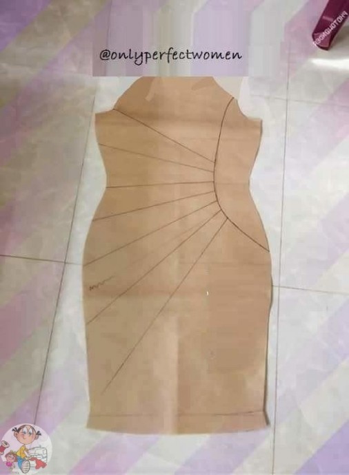 ​Моделирование платья с драпировкой