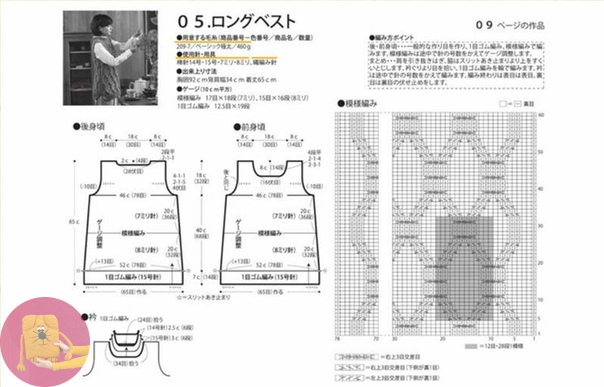 Роскошная безрукавка с объемным узором
