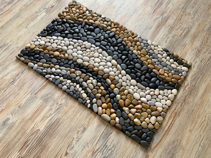 ​Идеи массажных ковриков из камней