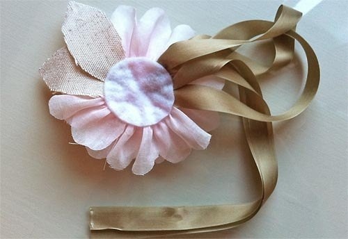 Цветы из ткани: мастер-класс