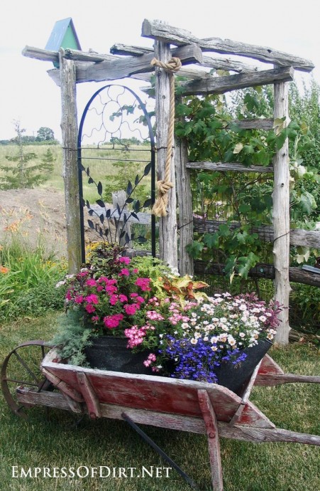 Прекрасные идеи для украшения дачи