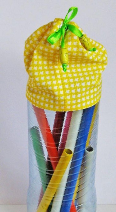 Сумочки из пластиковых бутылок