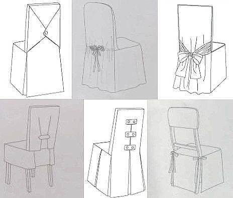 Чехлы на стулья в викторианском стиле