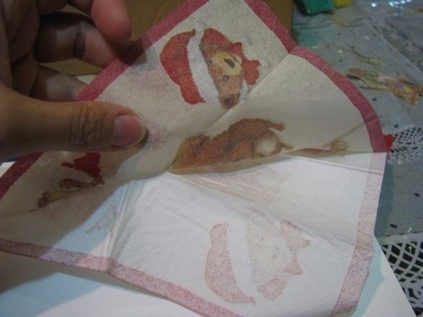 Декупаж новогодних шариков