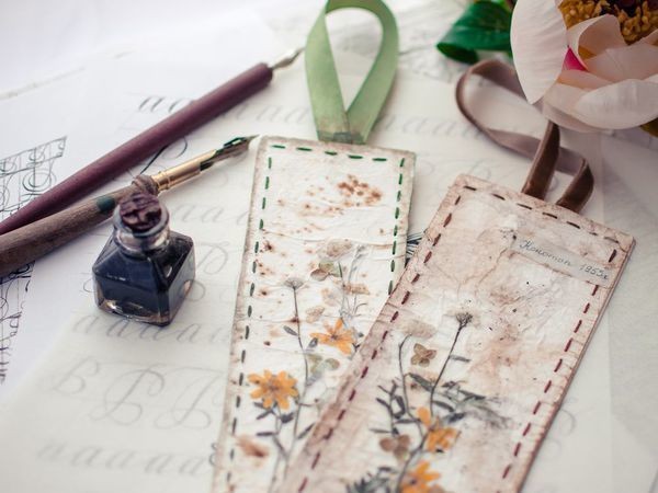 Закладка-гербарий "Мгновения"