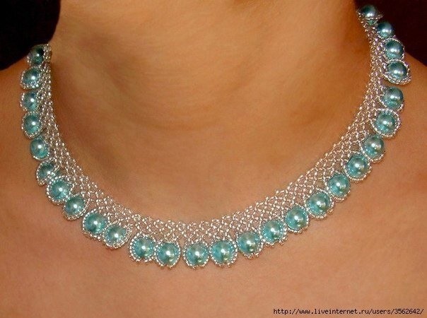 Ожерелья: схемы плетения