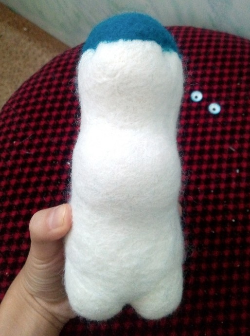 ​Малыш-Пингвин в технике сухого валяния