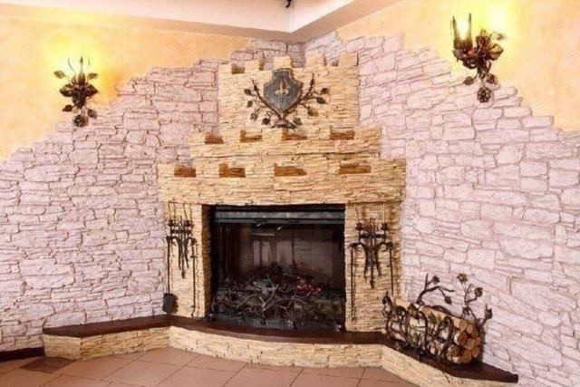 Декоративный камень в интерьере