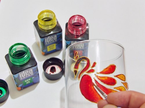 Мастер-класс по красивой росписи бокала