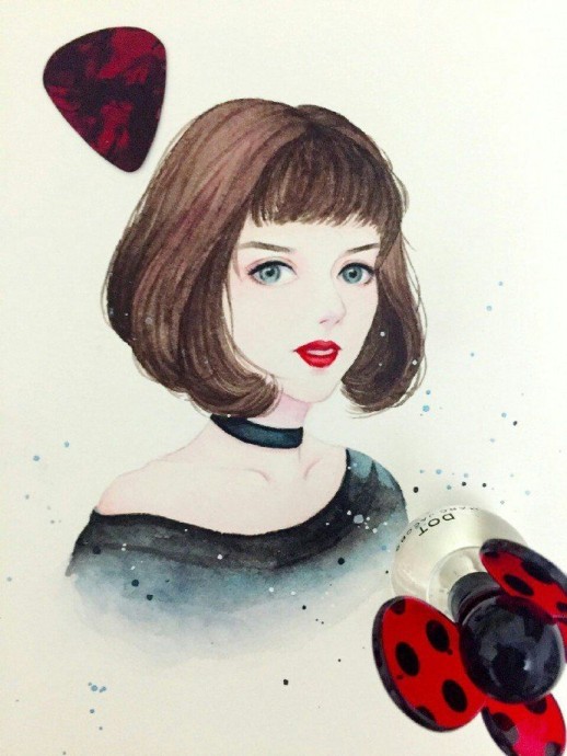 Портрет девушки акварелью: мастер-класс