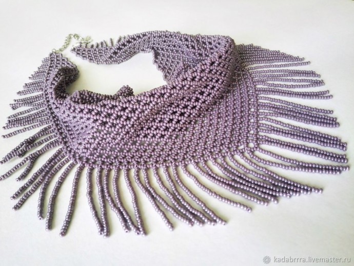 Бахрома для колье-косынки