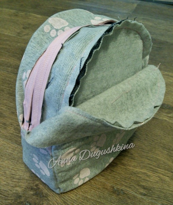 Шьем рюкзачок для девочки из старых джинсов