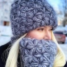 Звёздный узор крючком