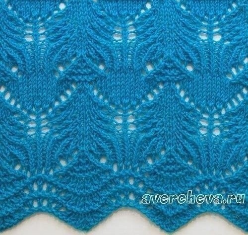 Узор с волнистым краем