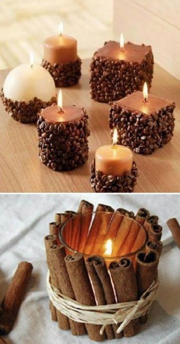 Идея для декора свечей