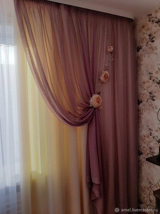 Цветок для шторы: пион