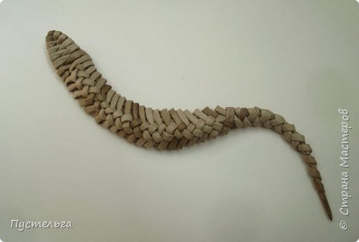 Плетение из газет ящерицы: мастер-класс от мастерицы Пустельга