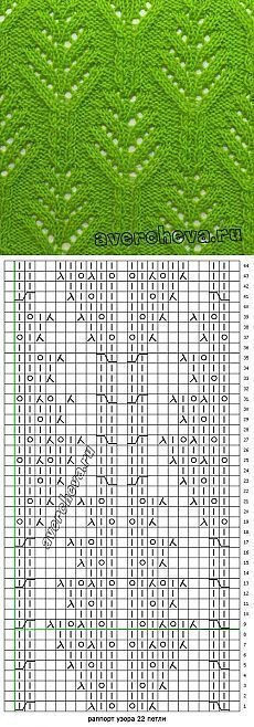 Красивые узоры спицами