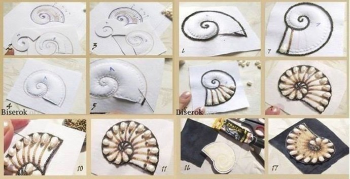 Кулон в виде ракушки Кулон в виде ракушки